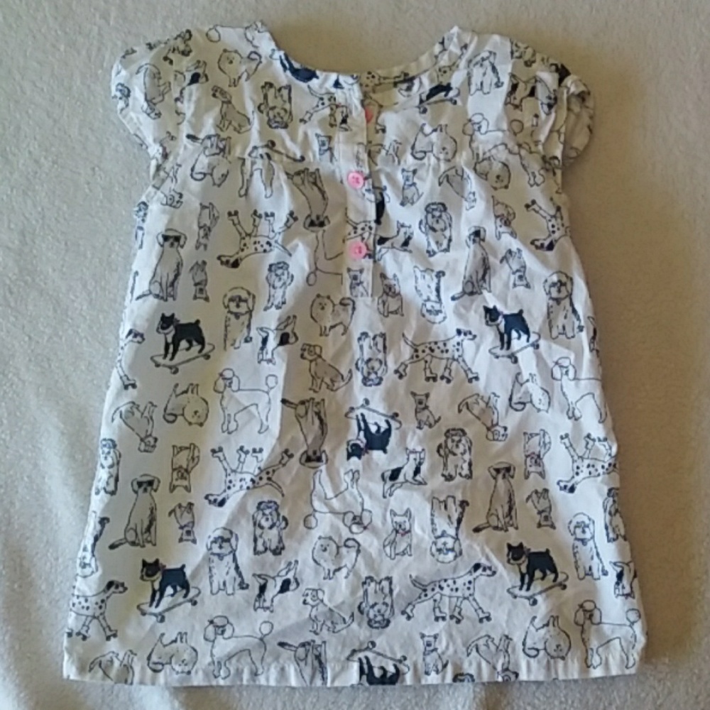 Carter's dog tunic blouse